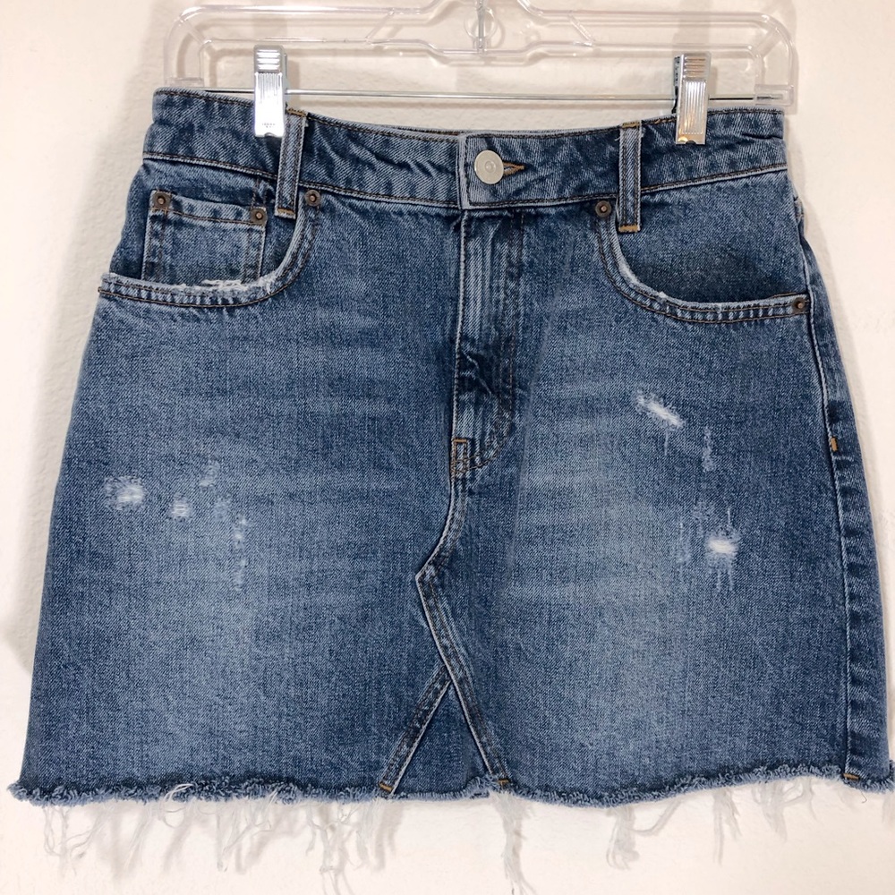 BDG | Urban Outfitters Distressed Denim Skirt